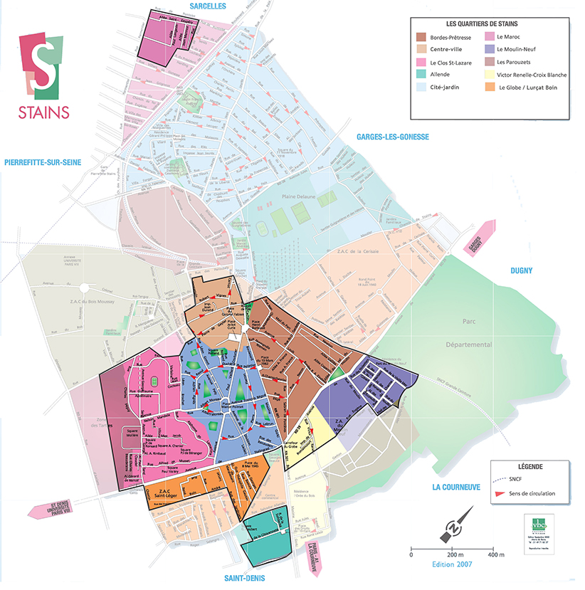 Carte des quartiers prioritaires
