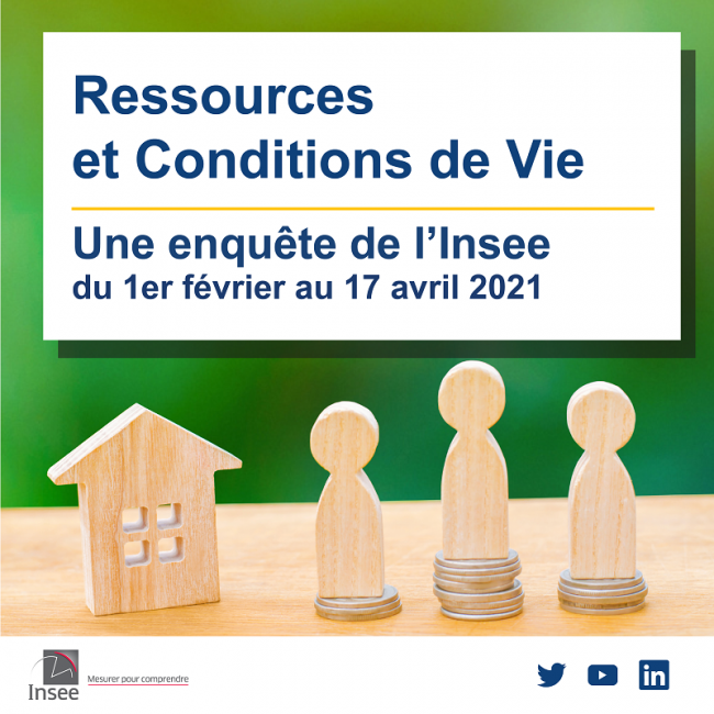Insee - enquête statistiques sur les ressources et les conditions de vie - Ville de Stains