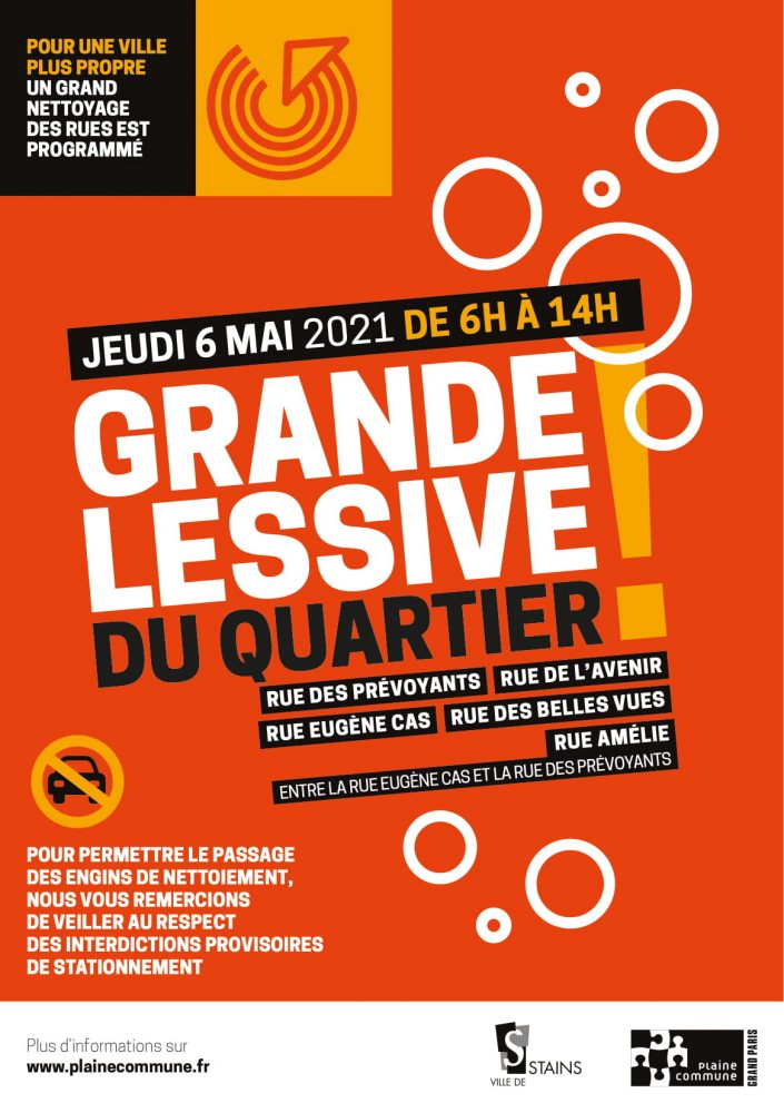 Nouvelle opération "Grande Lessive" ce jeudi 6 mai - Ville de Stains