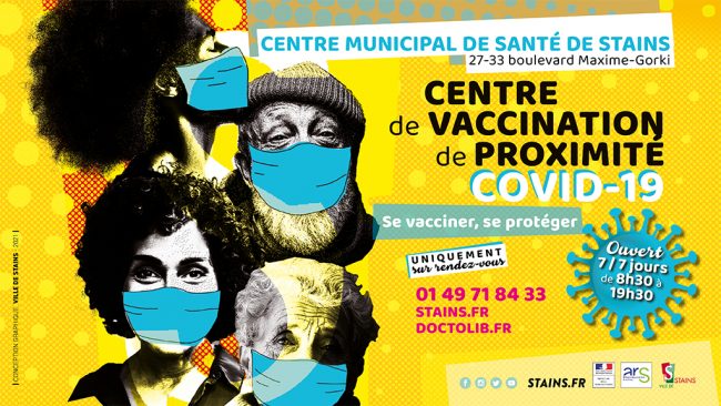 Centre de vaccination - En un mois, 2 600 vaccinés ! - Ville de Stains