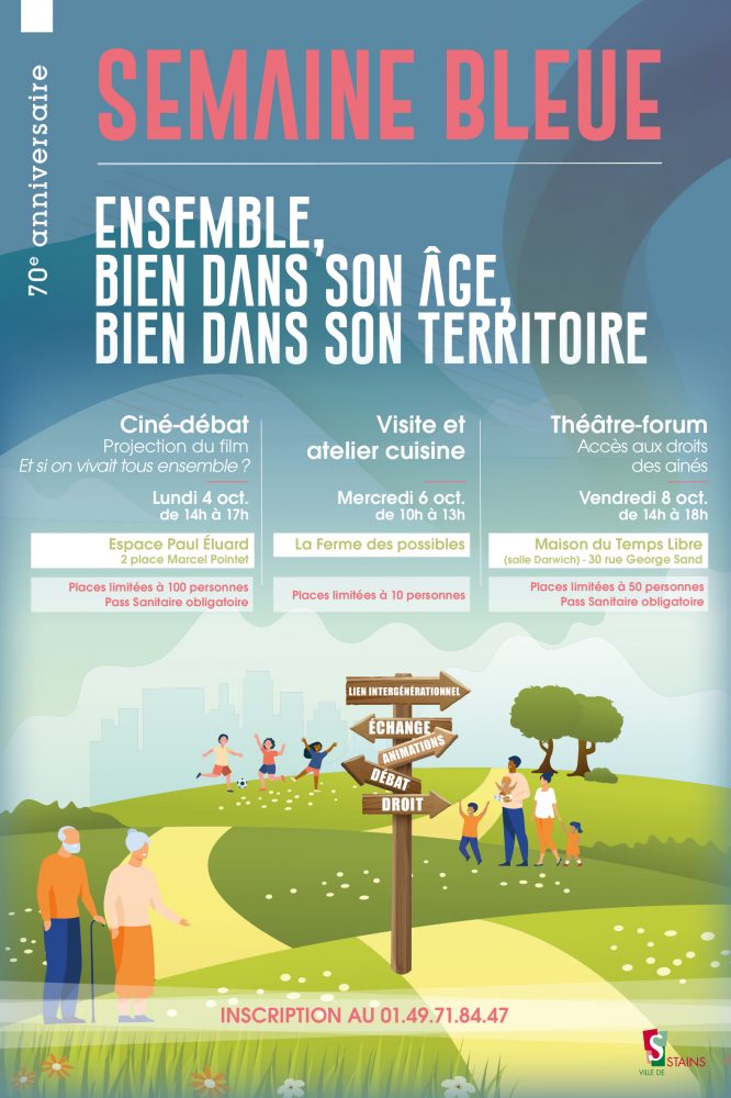 70e anniversaire - La Semaine Bleue - Ville de Stains