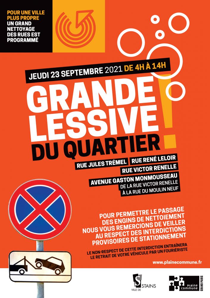 Propreté - Grande Lessive du 23.09 dans les quartiers Victor Renelle et Trois Rivières - 1 - Ville de Stains