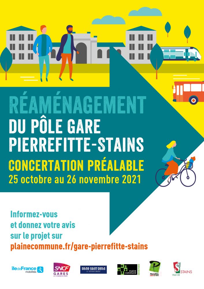 Réaménagement du pôle gare Pierrefitte-Stains - Concertation préalable - 1 - Ville de Stains