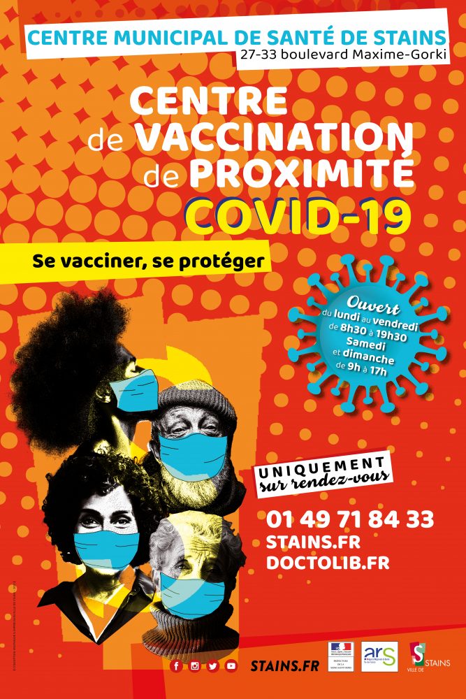 horaires centre de vaccination de stains