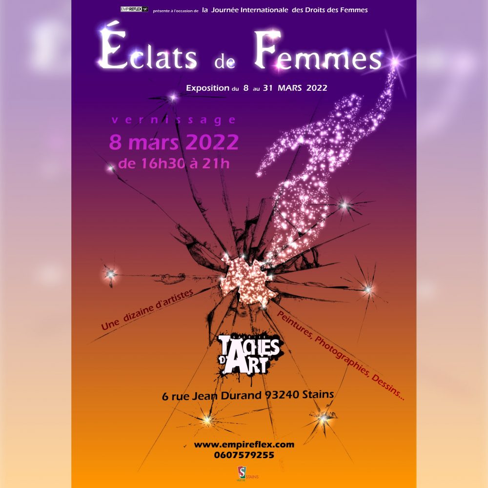Galerie Tâches d'art - Exposition "Éclats de Femmes" - Ville de Stains