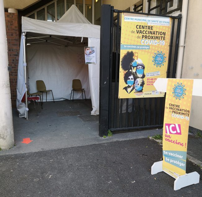 COVID-19 - Le centre de vaccination ferme dimanche 6 mars au soir - Ville de Stains
