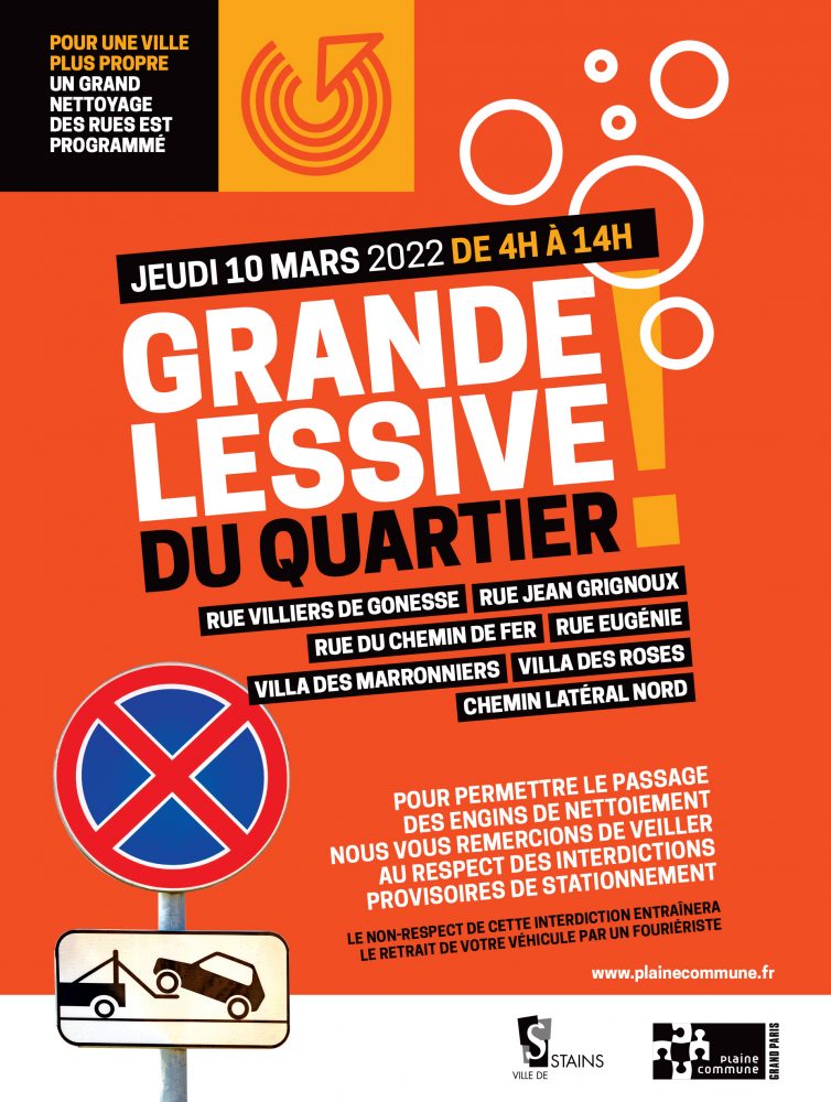 Cadre de vie - La première Grande lessive, jeudi 10 mars - 1 - Ville de Stains 
