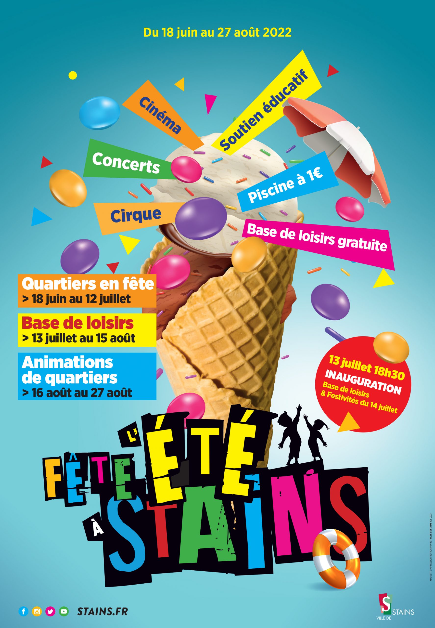Fête l'été à Stains - Programme 2022 - Ville de Stains