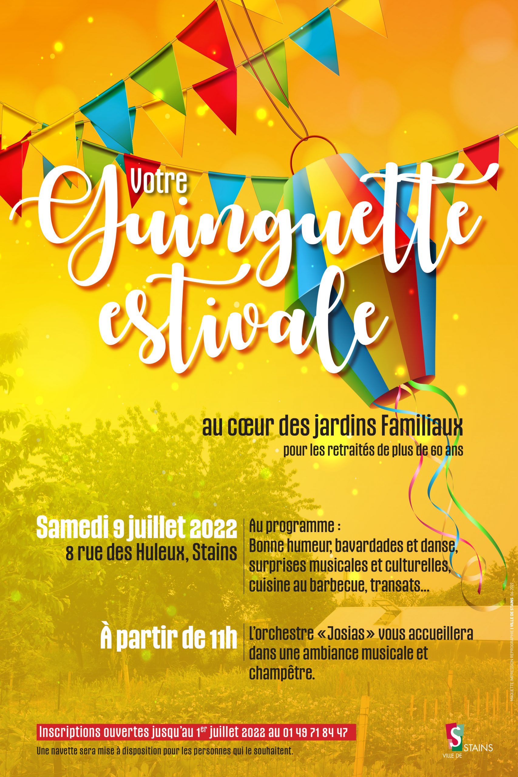 Seniors - Votre guinguette estivale